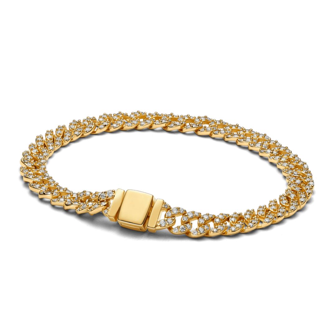 Bracciale Cubano con Moissanite