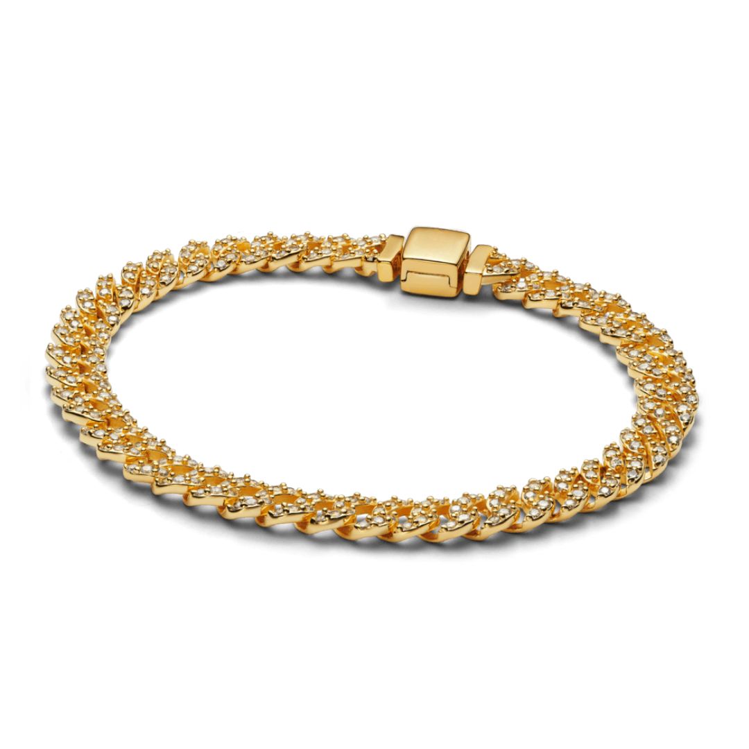 Bracciale Cubano con Moissanite
