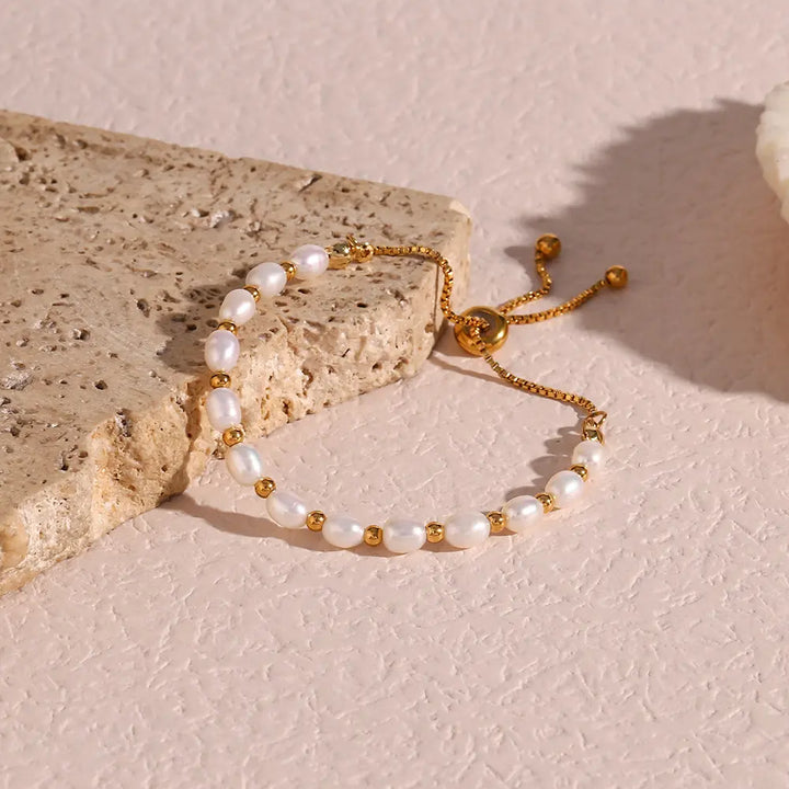 Bracciale Elegante Romantico con Perle