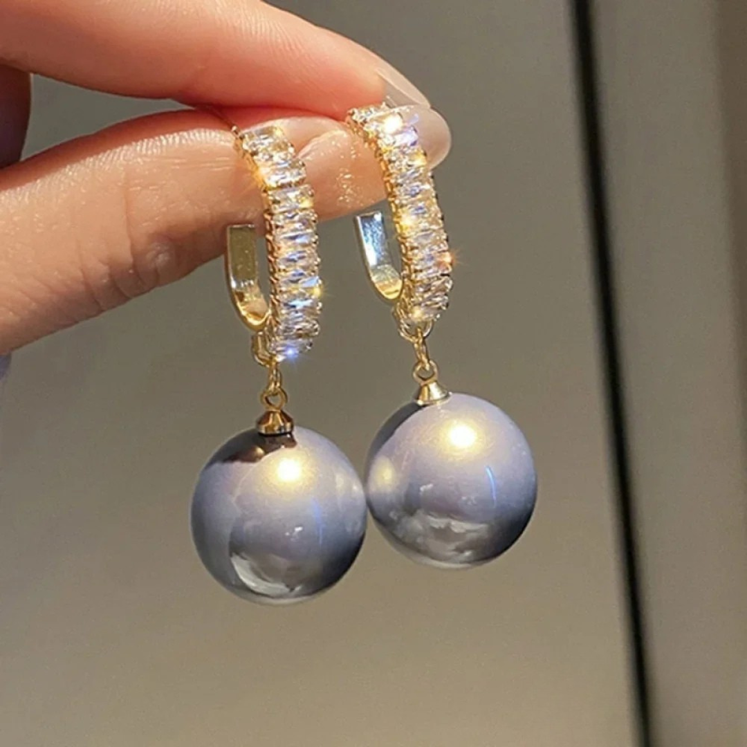 Orecchini Chic con Perla e Zirconia