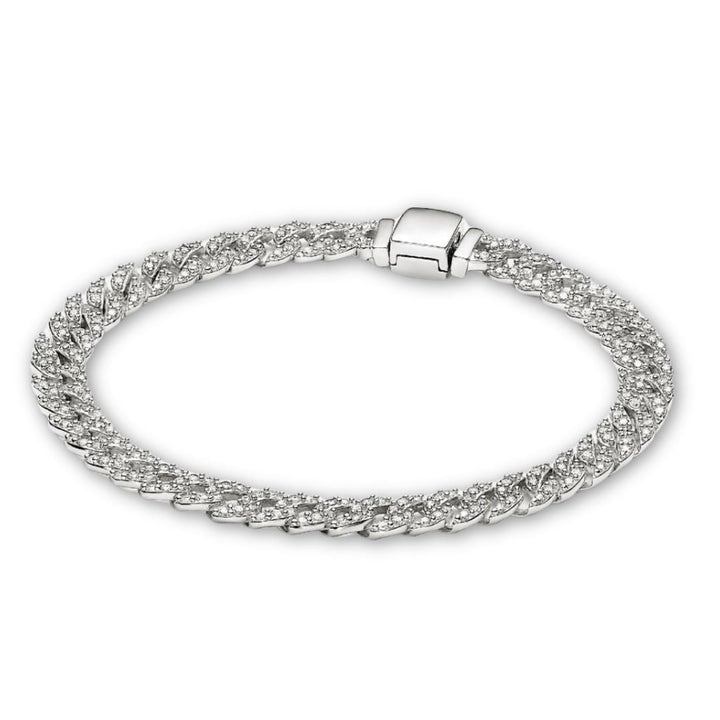 Bracciale Cubano con Moissanite