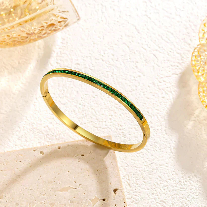 Bracciale Verde Dorato