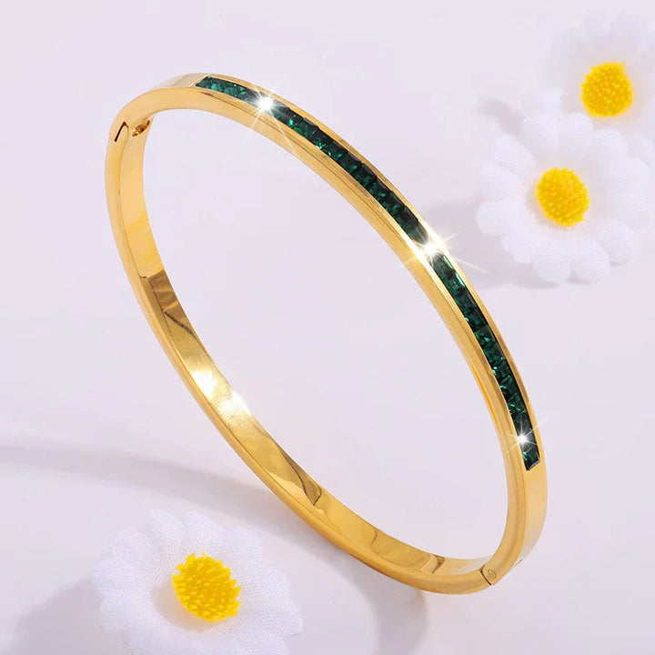 Bracciale Verde Dorato