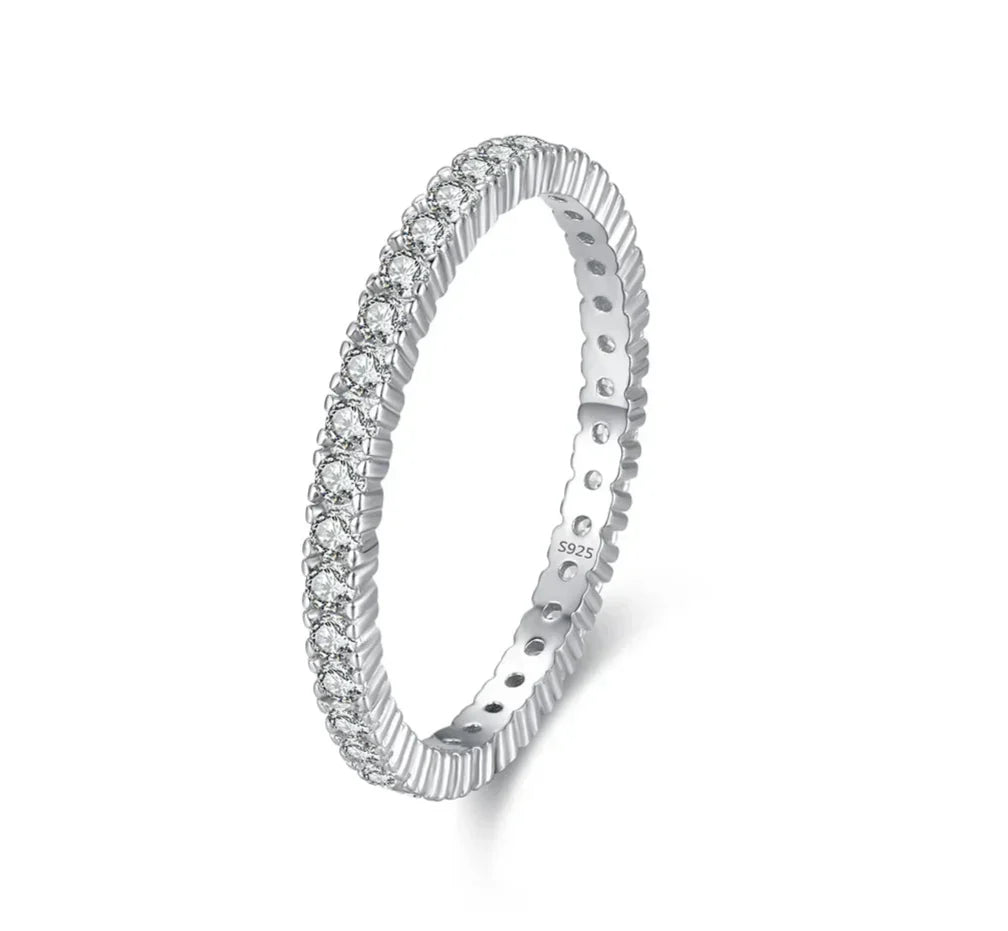 Anello Eternity Minimal Luminoso