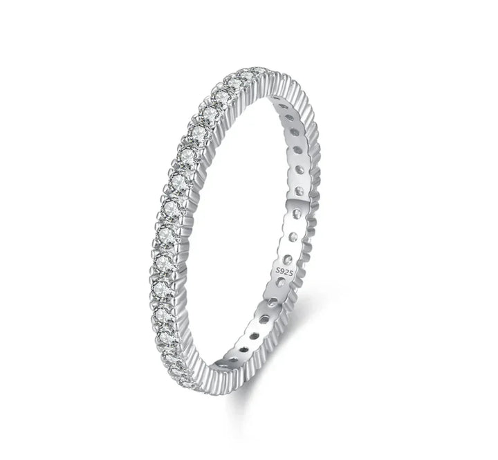 Anello Eternity Minimal Luminoso