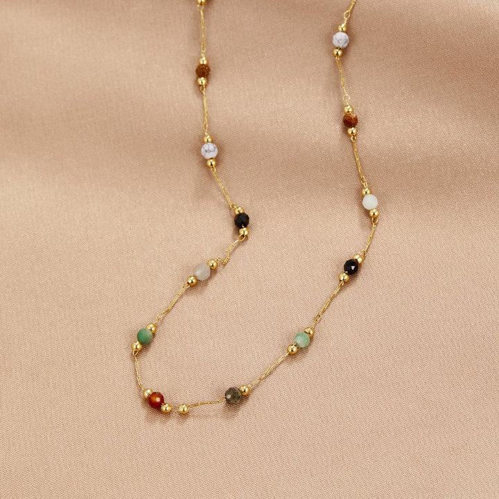Collana Minimal con Pietra